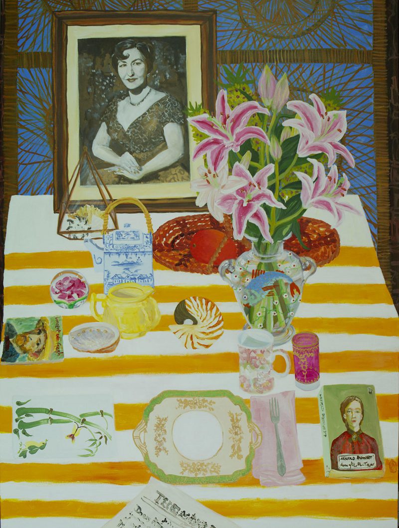 Kiata Mason, Breakfast with Doris 2019
acrylic on canvas
122 x 91 cm
