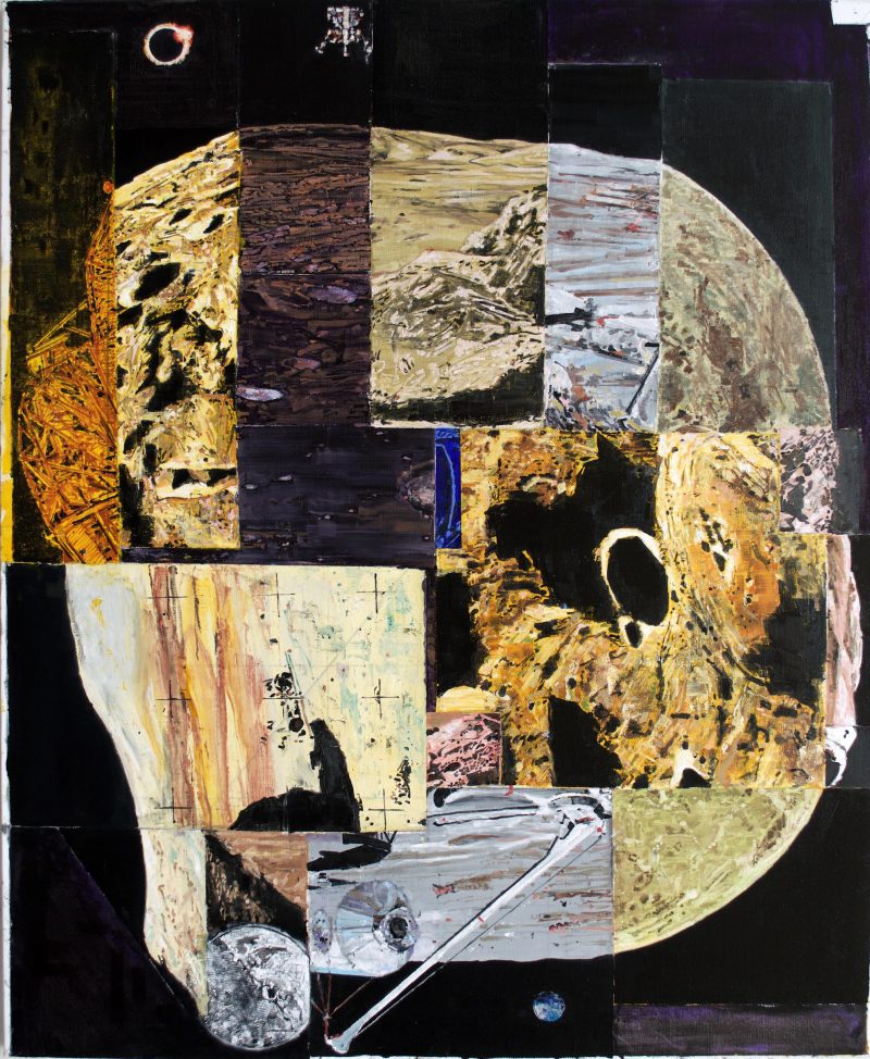 Steven Rendall, Undead moon 2019
oil on linen
137 x 112 cm
