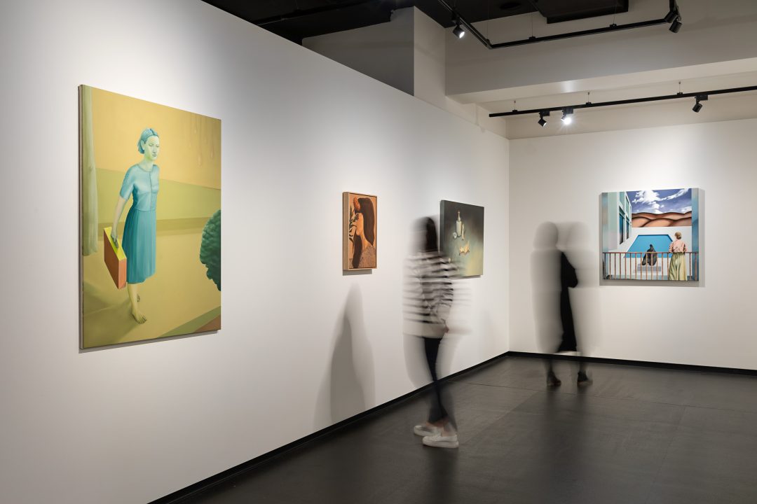 Installation view of the 2023 Bayside Acquisitive Art Prize finalist exhibition
